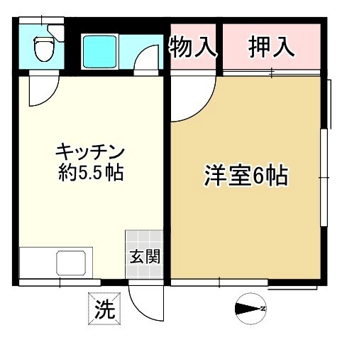小野荘A 間取り
