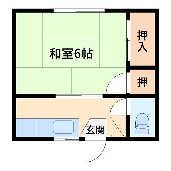 大野コーポ 間取り