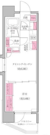 レジディア門前仲町プレイス 間取り