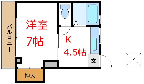 松本コーポ 間取り