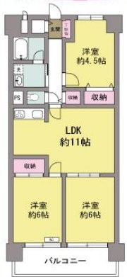 朝日プラザ梅田 間取り