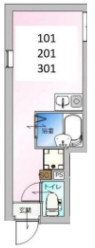 Reberty北千住  間取り