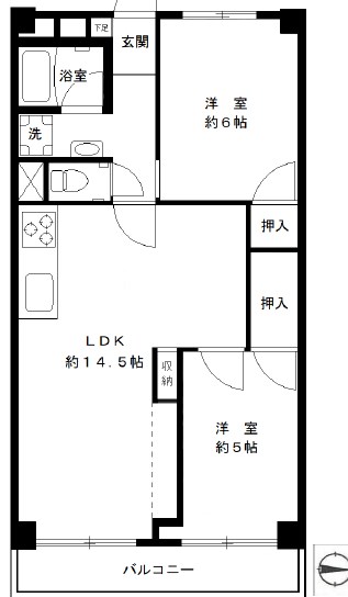 秀和第二東陽町レジデンス  間取り
