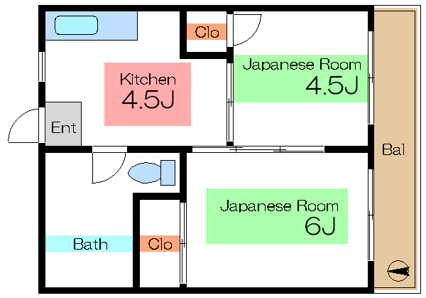 第一福原マンション  間取り