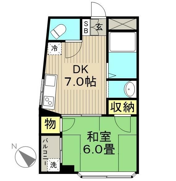 パシフィック小岩 間取り