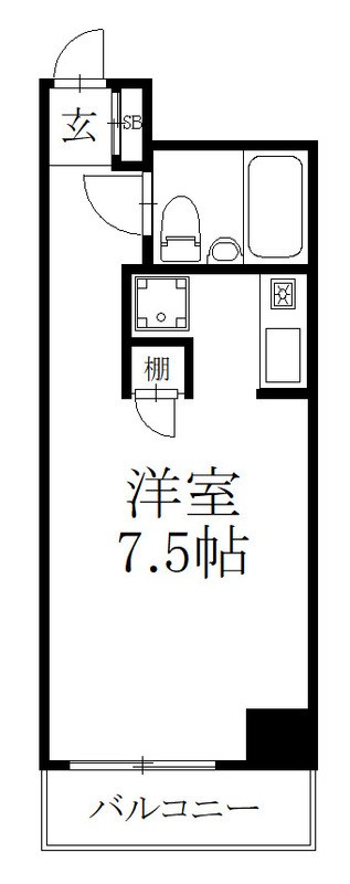 パシフィックパレス元浅草 間取り