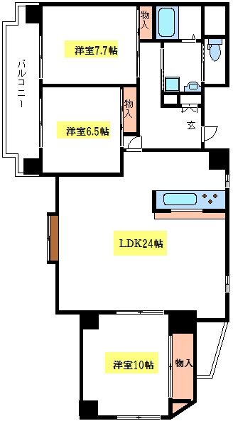 ウィンベルデュエット小岩 間取り