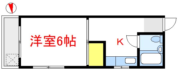 神保コーポ     間取り