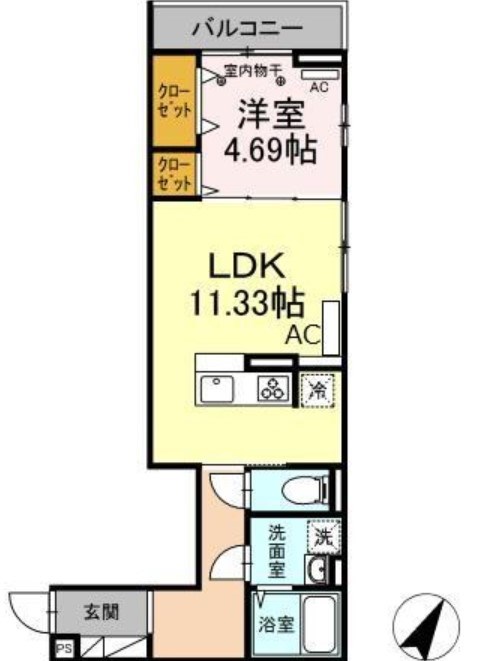 アナシエ亀有 間取り