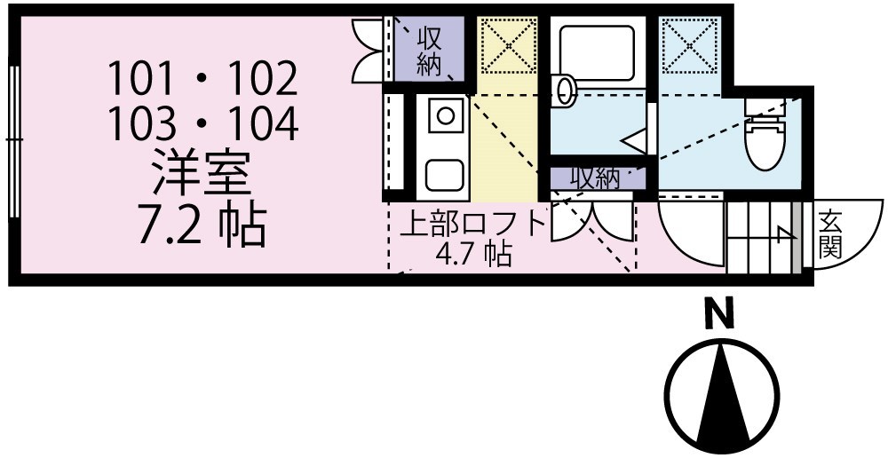 MINA NIJUKU 間取り
