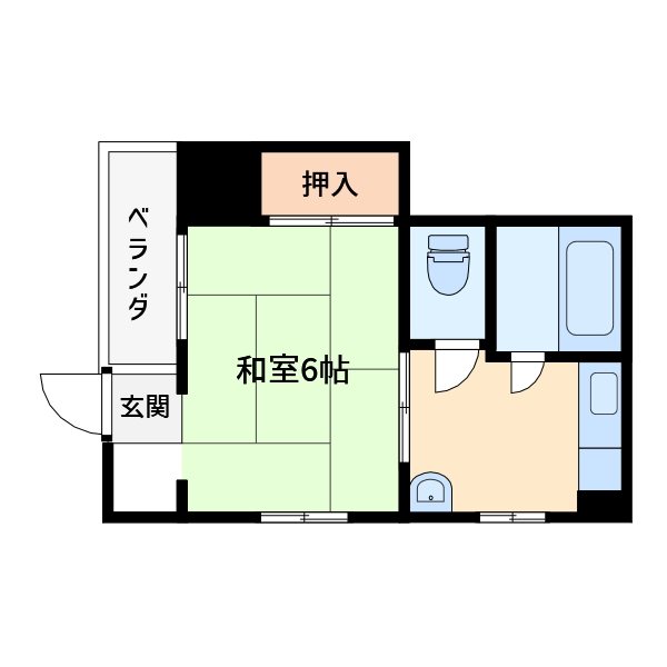 永瀬ハイツ 間取り