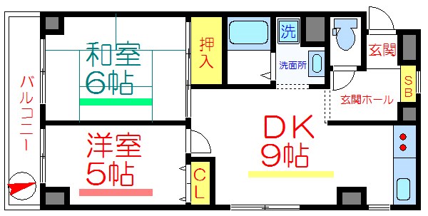 グローハイツ根岸   間取り