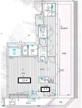 GRAND　VAN　ERESTALA東陽町 間取り