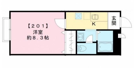 クローバー1番館 間取り
