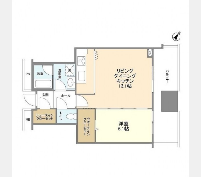 リガーレ日本橋人形町 間取り
