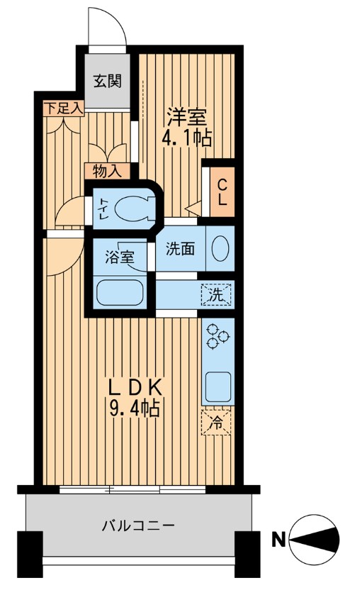 ドゥーエ清澄白河 間取り