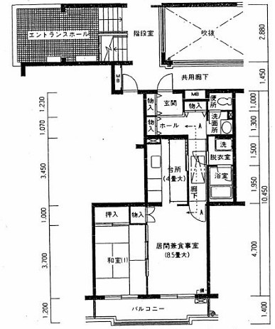 コーポレート江戸川 間取り