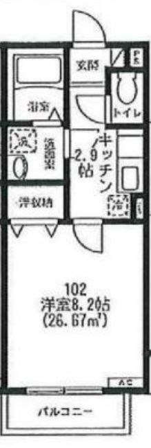 ＫＮハウス五反野Ａ 間取り