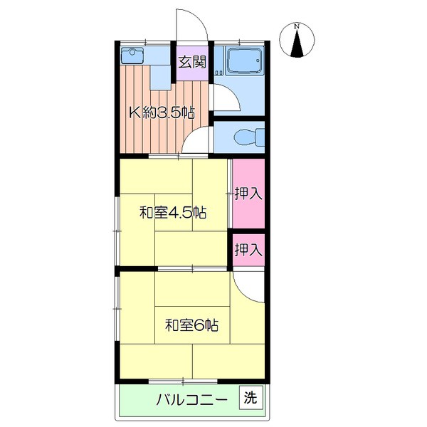 フラット吉田 間取り