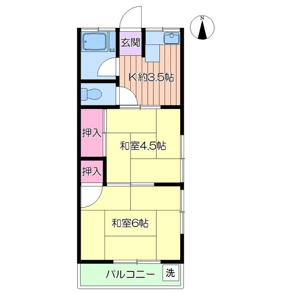 フラット吉田 間取り
