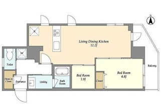 S-RESIDENCE瑞江 間取り