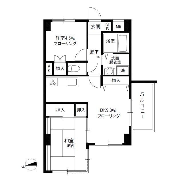 ラ・フォレ根岸  間取り