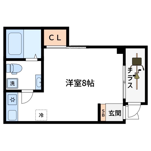 タウンカテッジ鹿骨 間取り