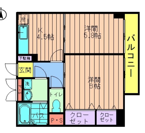 第2ロイヤルシラコ 間取り