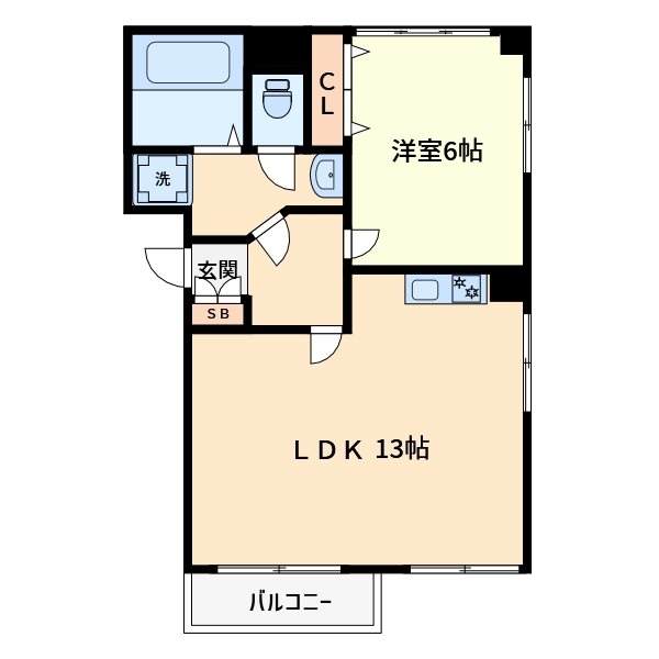 山口第二ビル 間取り