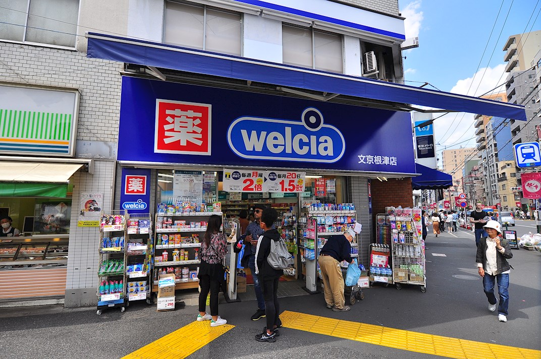 フラット根津 ドラッグストア