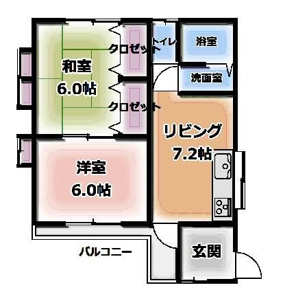 はなコーポ 間取り