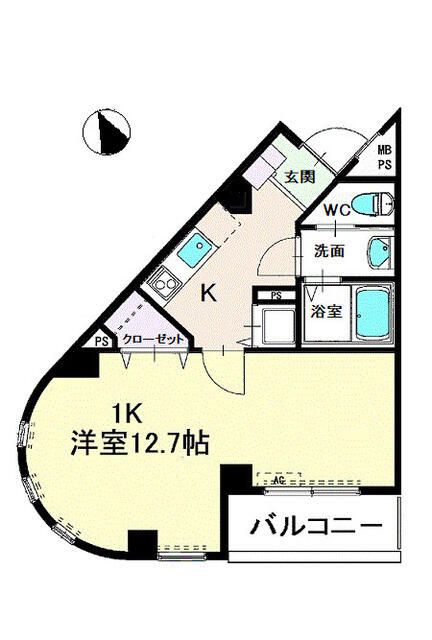 ベル　ミーキ 間取り
