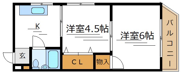 コーポ薄井 間取り