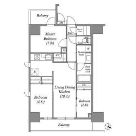 ＡＣＰ　Ｒｅｓｉｄｅｎｃｅ　浅草 間取り