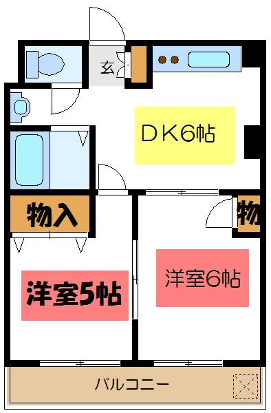 北口ビレッジ 間取り