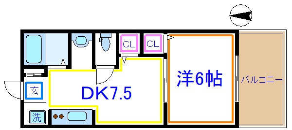 笹野ハイツ 間取り