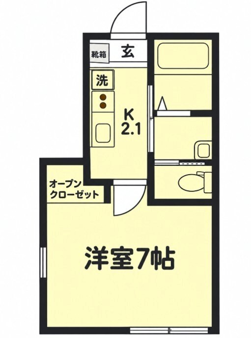 プラージュ王子神谷 間取り