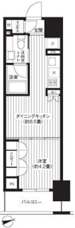 レジディア新御徒町 間取り