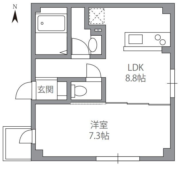 salle向島 間取り