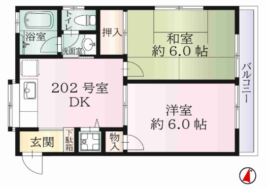 東尾久２丁目アパート 間取り
