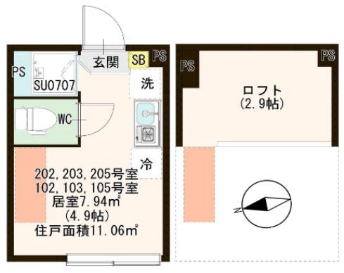 ハーモニーテラスMachiya West 間取り