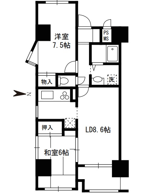 サンハイム清水 間取り