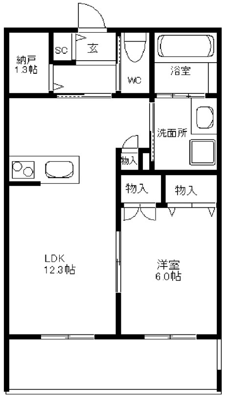 清水ヴィレッジ 間取り