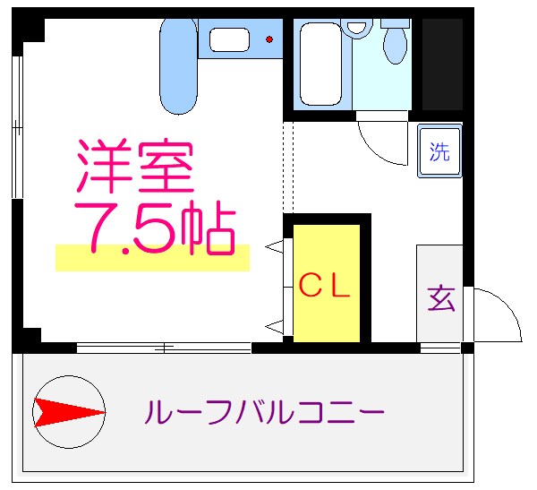 コーポ双葉 間取り