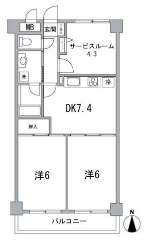 グリーンプラザ深川常盤 間取り
