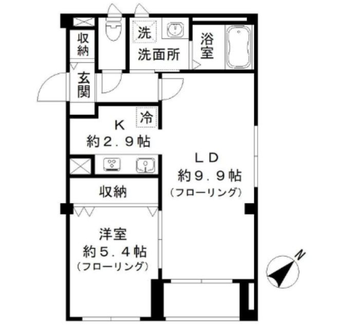 ラシーネ扇　アイリス 間取り