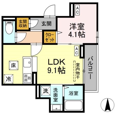 セレスティア関原 間取り