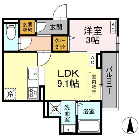 セレスティア関原 間取り