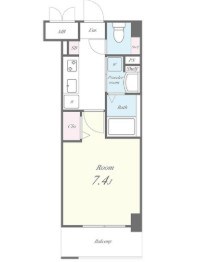 Ａｐａｒｔｍｅｎｔ桜  間取り