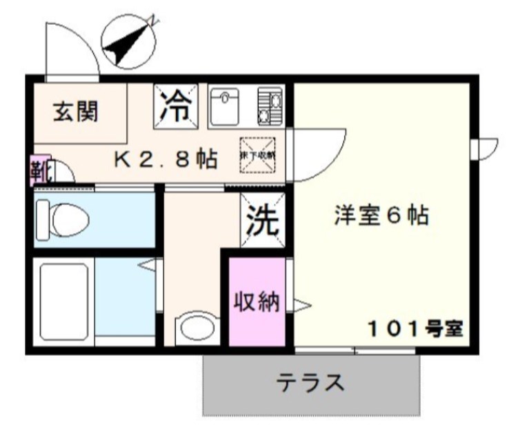 ESPACIO634 間取り